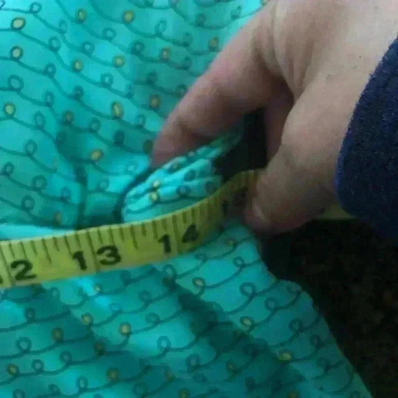 Forever 21 Light Teal? Mint? Sleeveless Front Tie Dress Women L - Picture 11 of 15